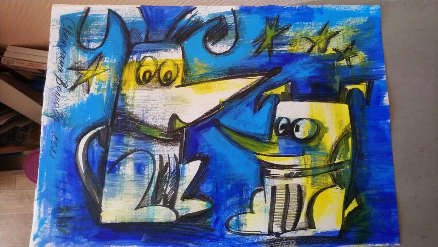 Marathon. Acrylexperimente und moderner Realismus