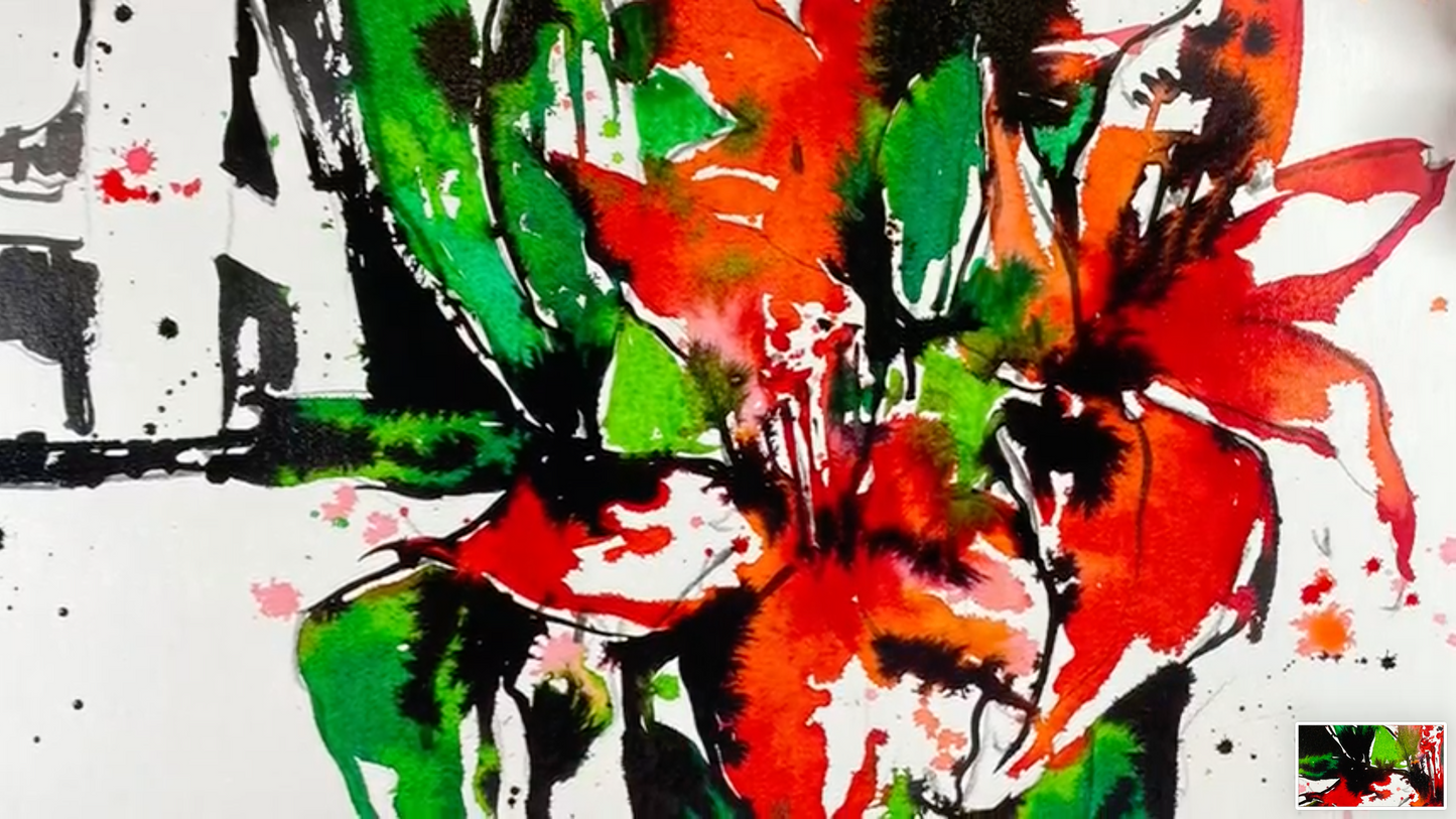 Aquarell-Profi-Stufe II. Marathon von 20 Lektionen