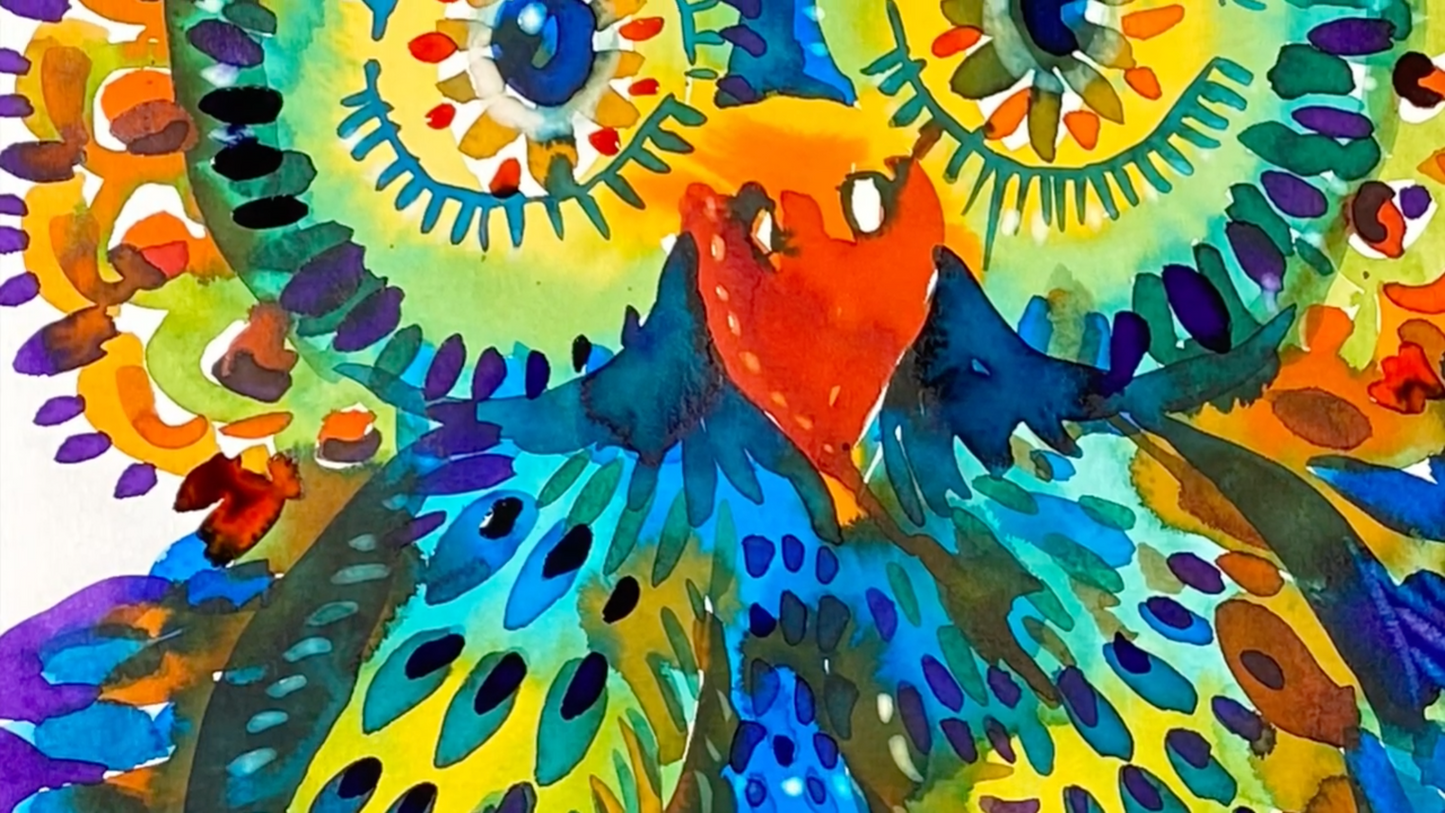 Aquarell-Profi-Stufe II. Marathon von 20 Lektionen