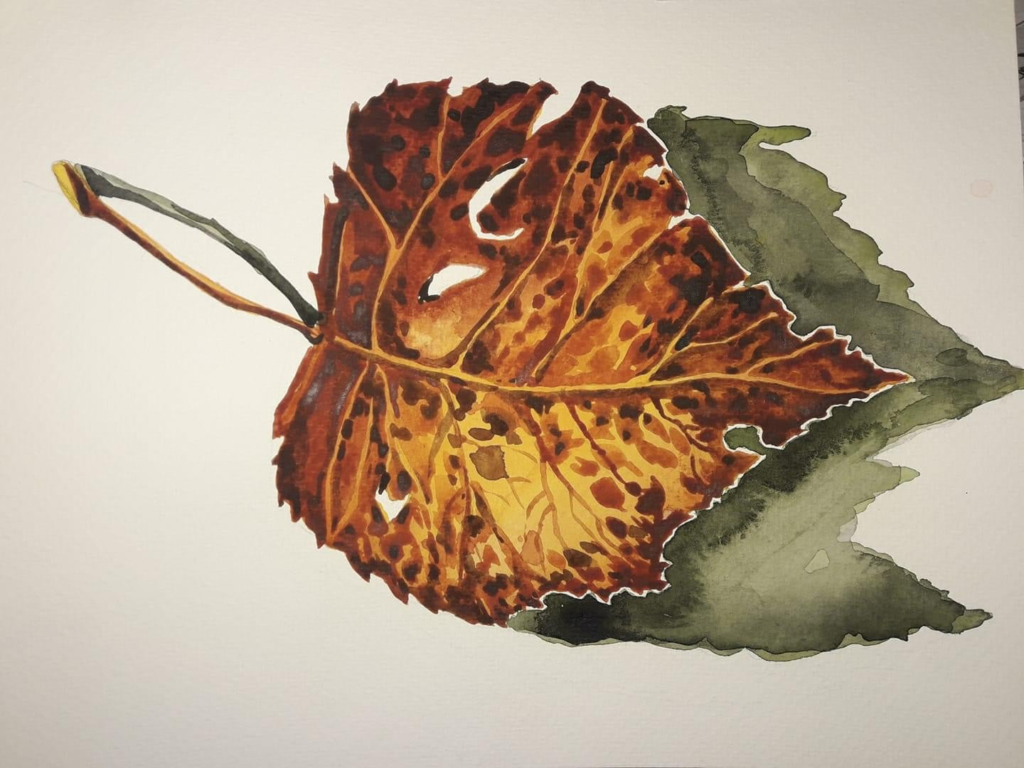 Marathon. Aquarell sauber und klar
