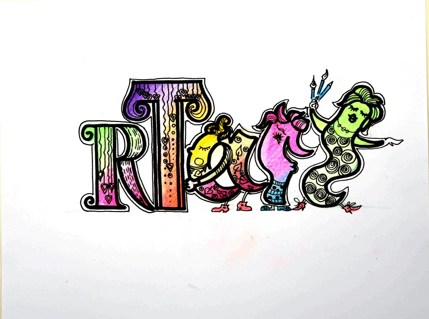 Marathon. Grafik und Illustration