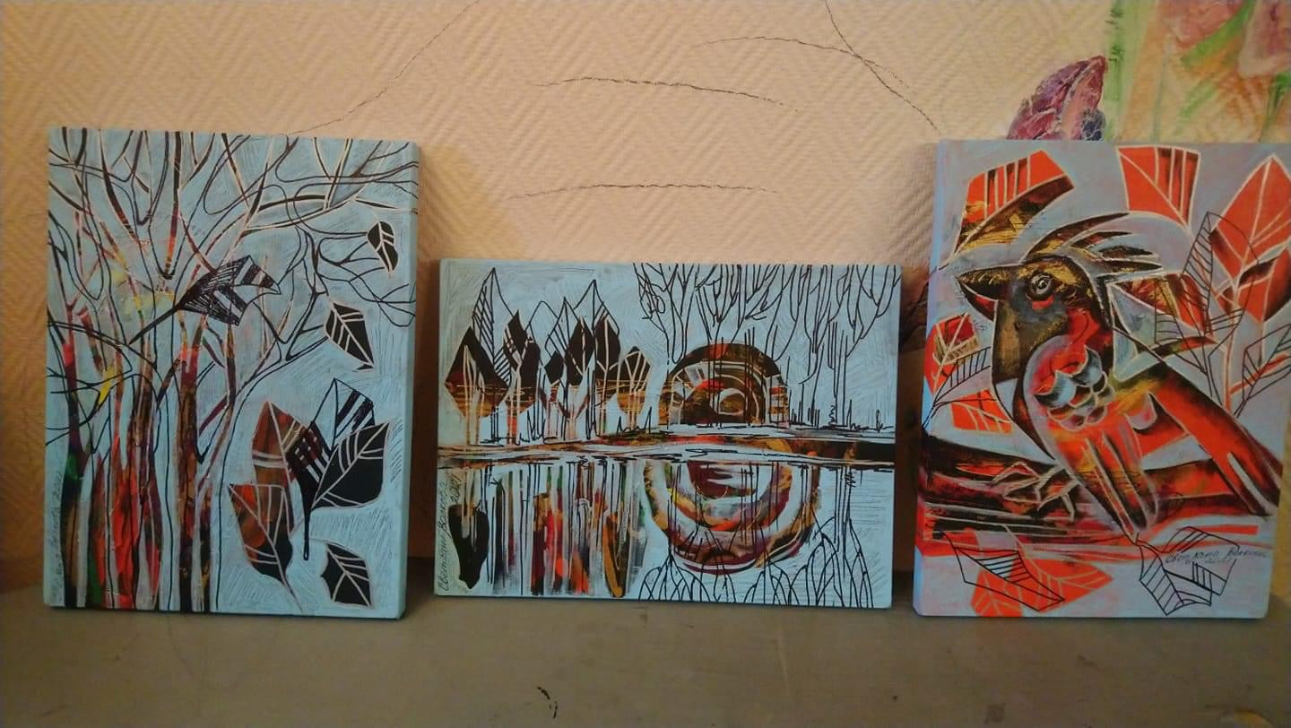 Marathon. Acrylexperimente und moderner Realismus