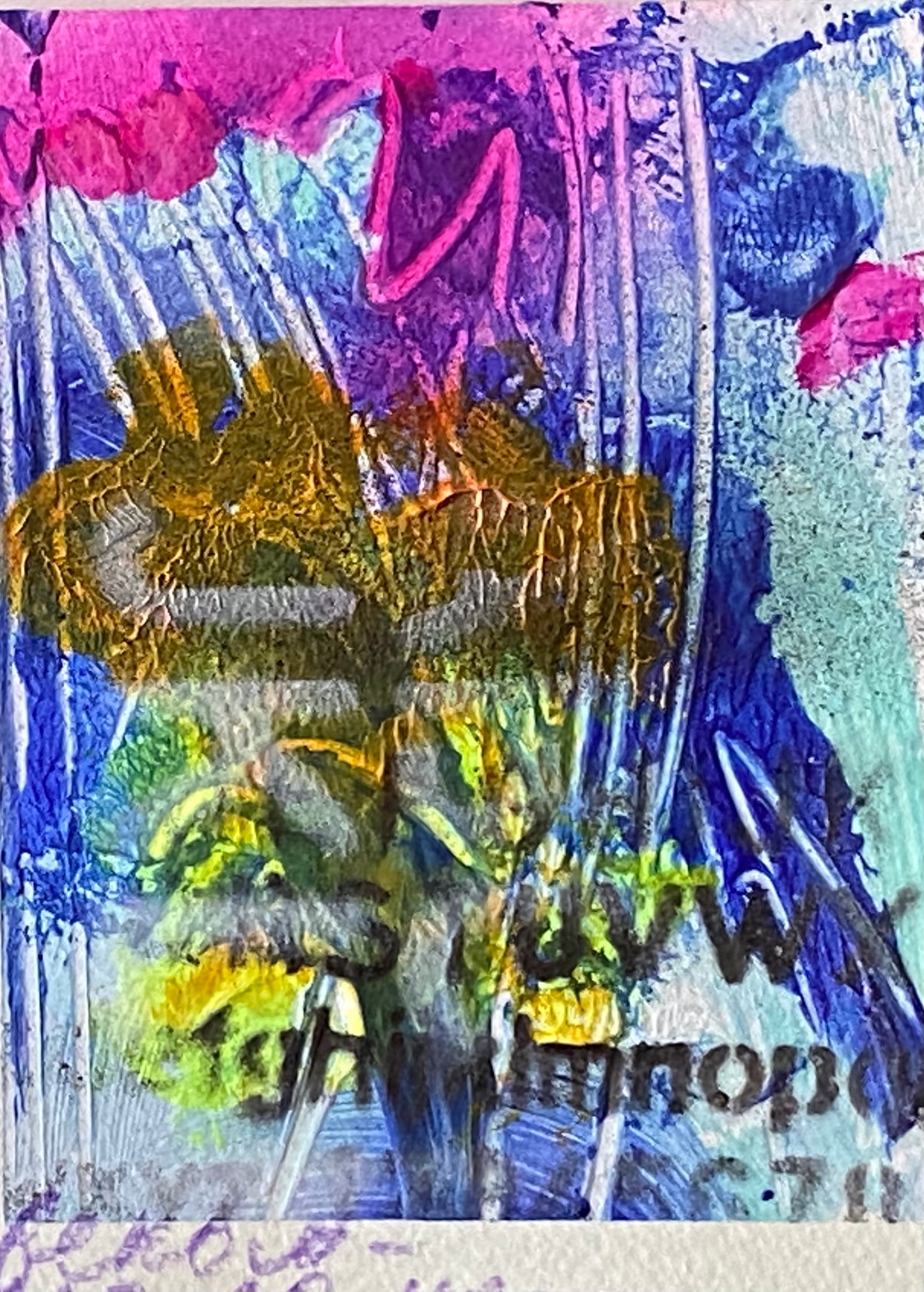 Kleine abstrakte Kompositionen. Acryl
