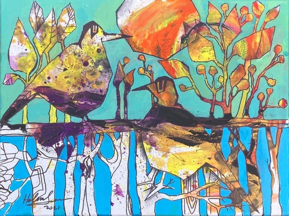 Marathon. Acrylexperimente und moderner Realismus