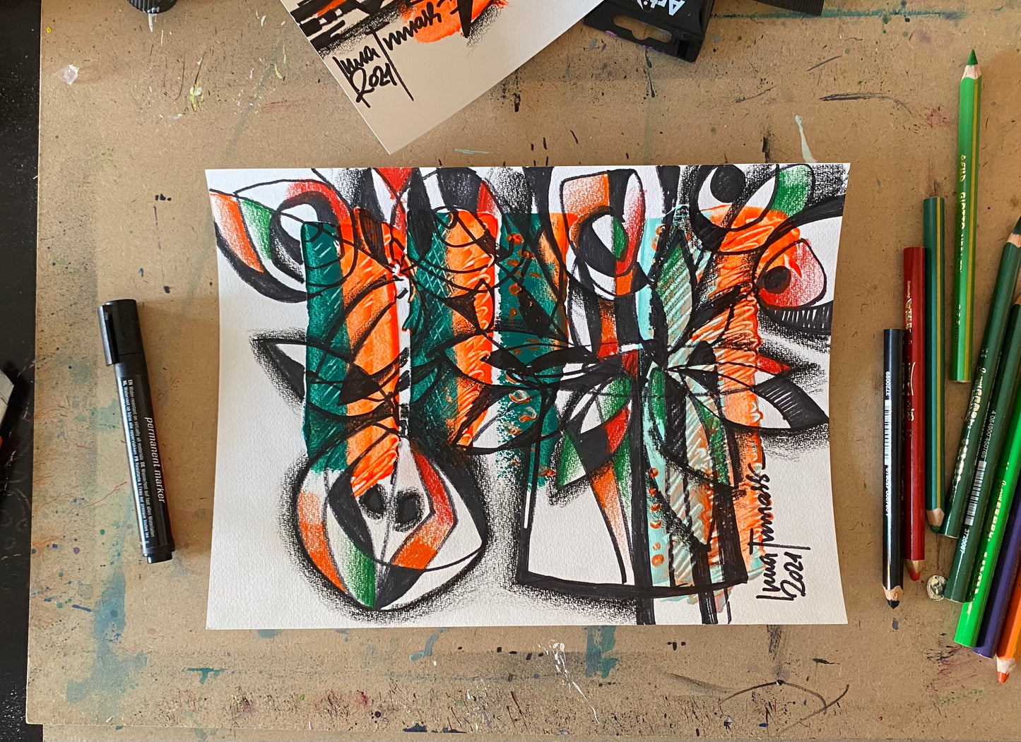 Blumen. Abstraktion