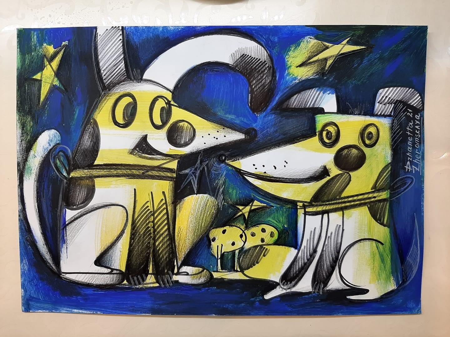 Marathon. Acrylexperimente und moderner Realismus