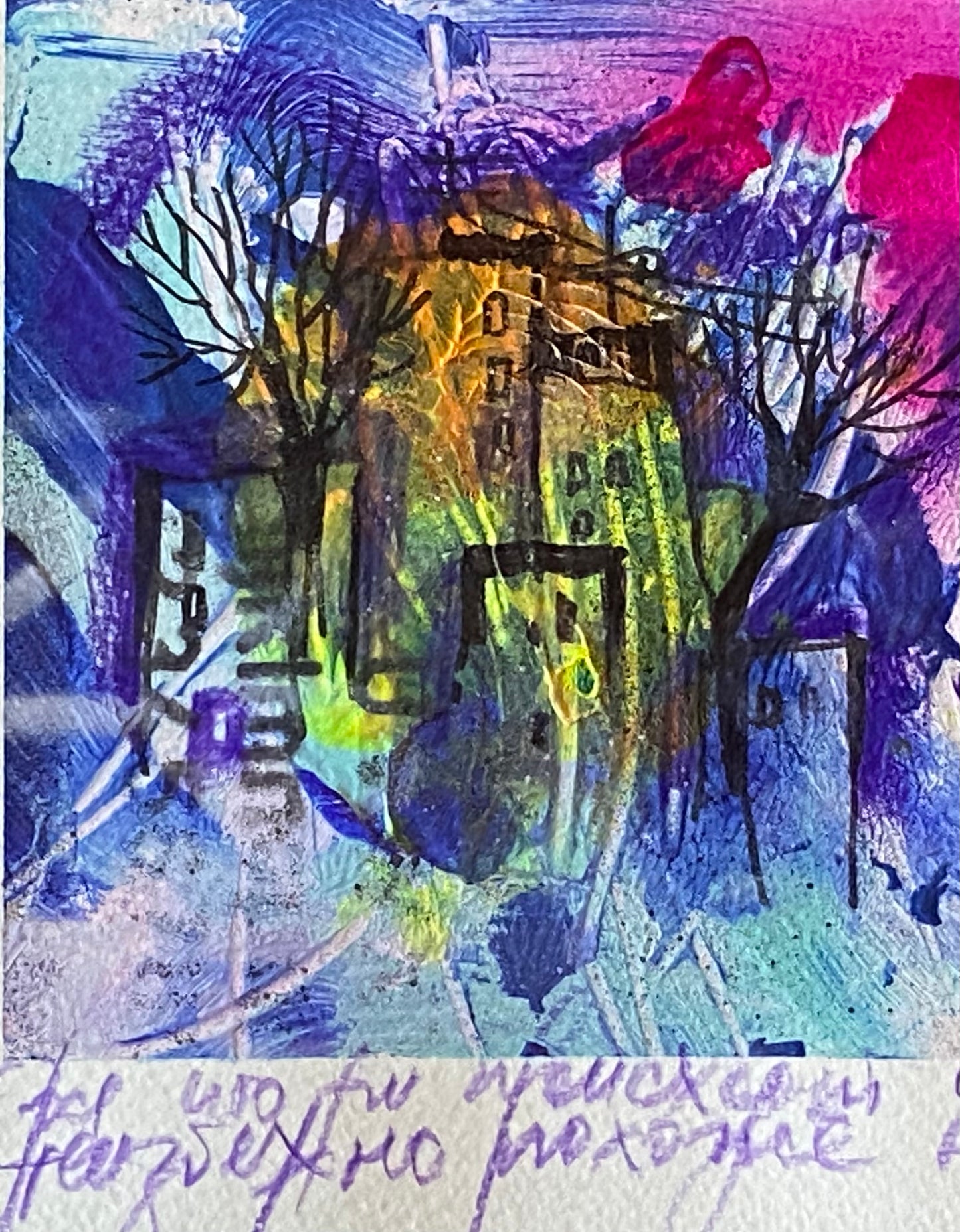 Kleine abstrakte Kompositionen. Acryl