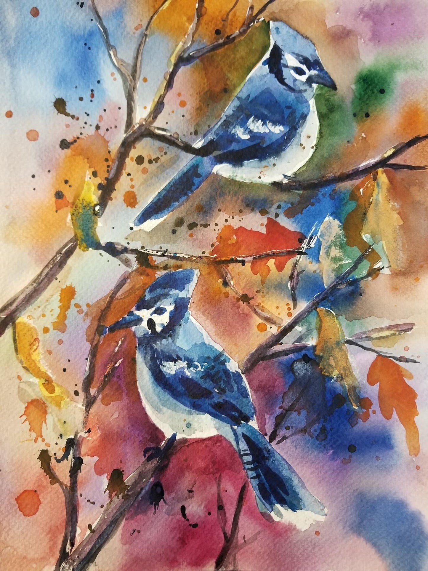 Marathon. Aquarell sauber und klar