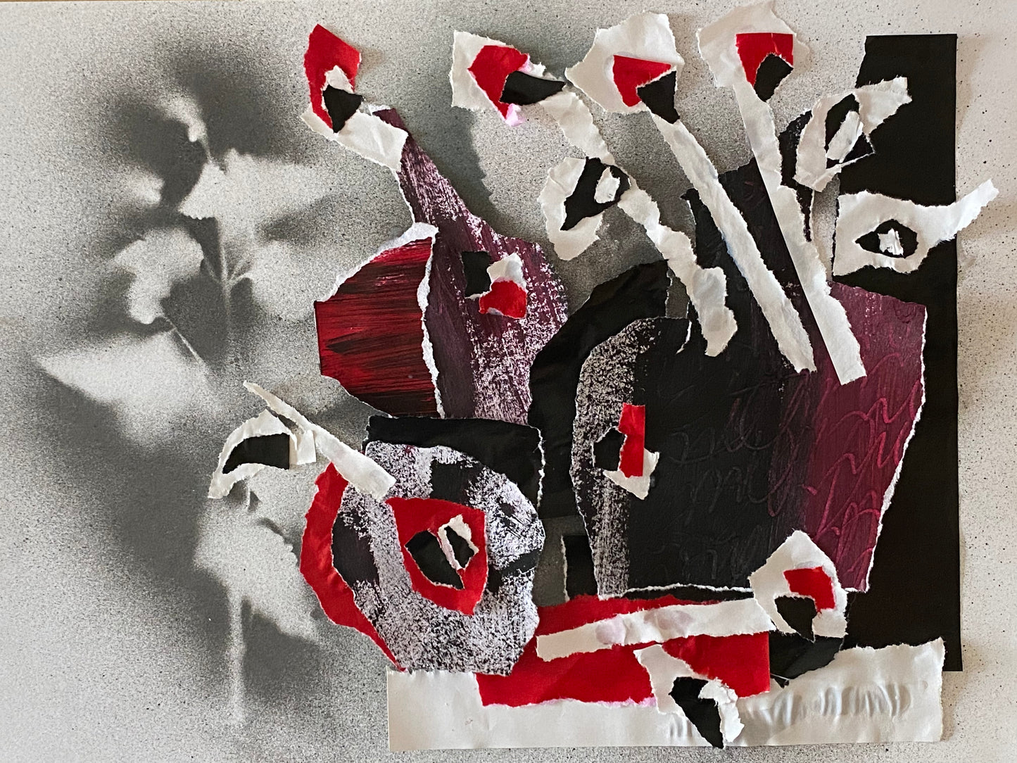 Stillleben - Collage. Abstraktion