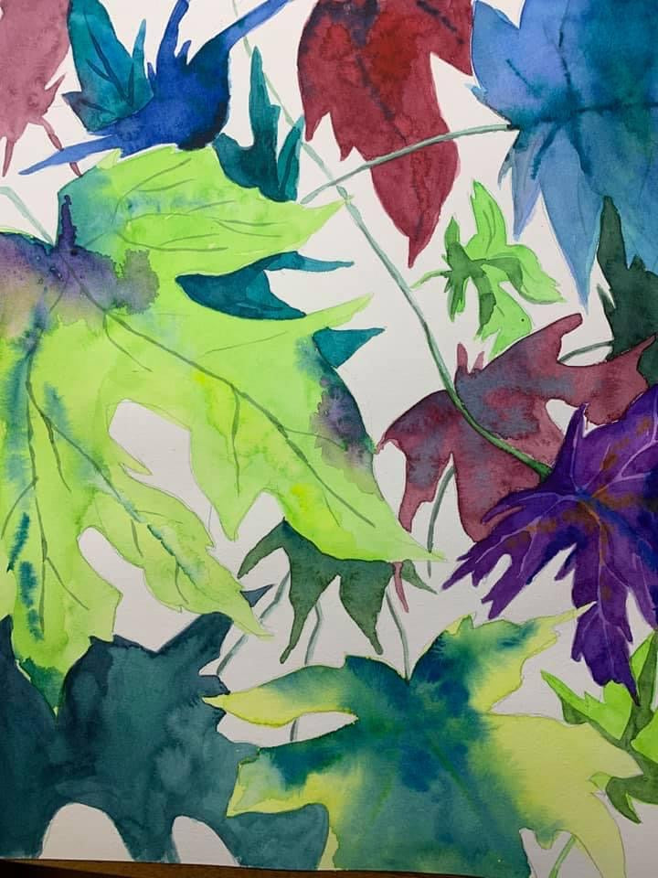 Marathon. Aquarell sauber und klar