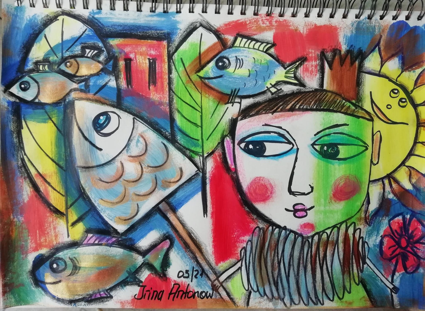 Marathon. Acrylexperimente und moderner Realismus