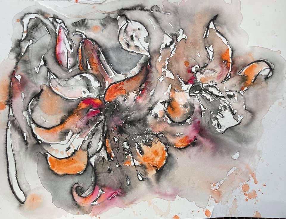 Marathon. Aquarell sauber und klar