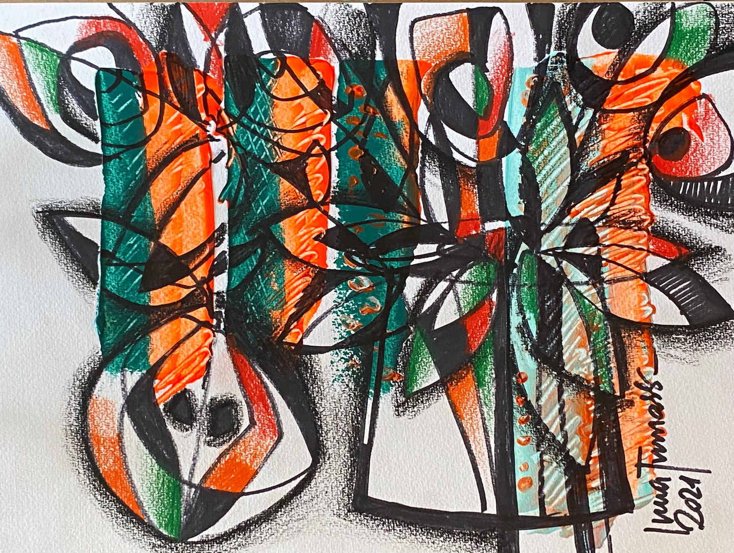 Blumen. Abstraktion