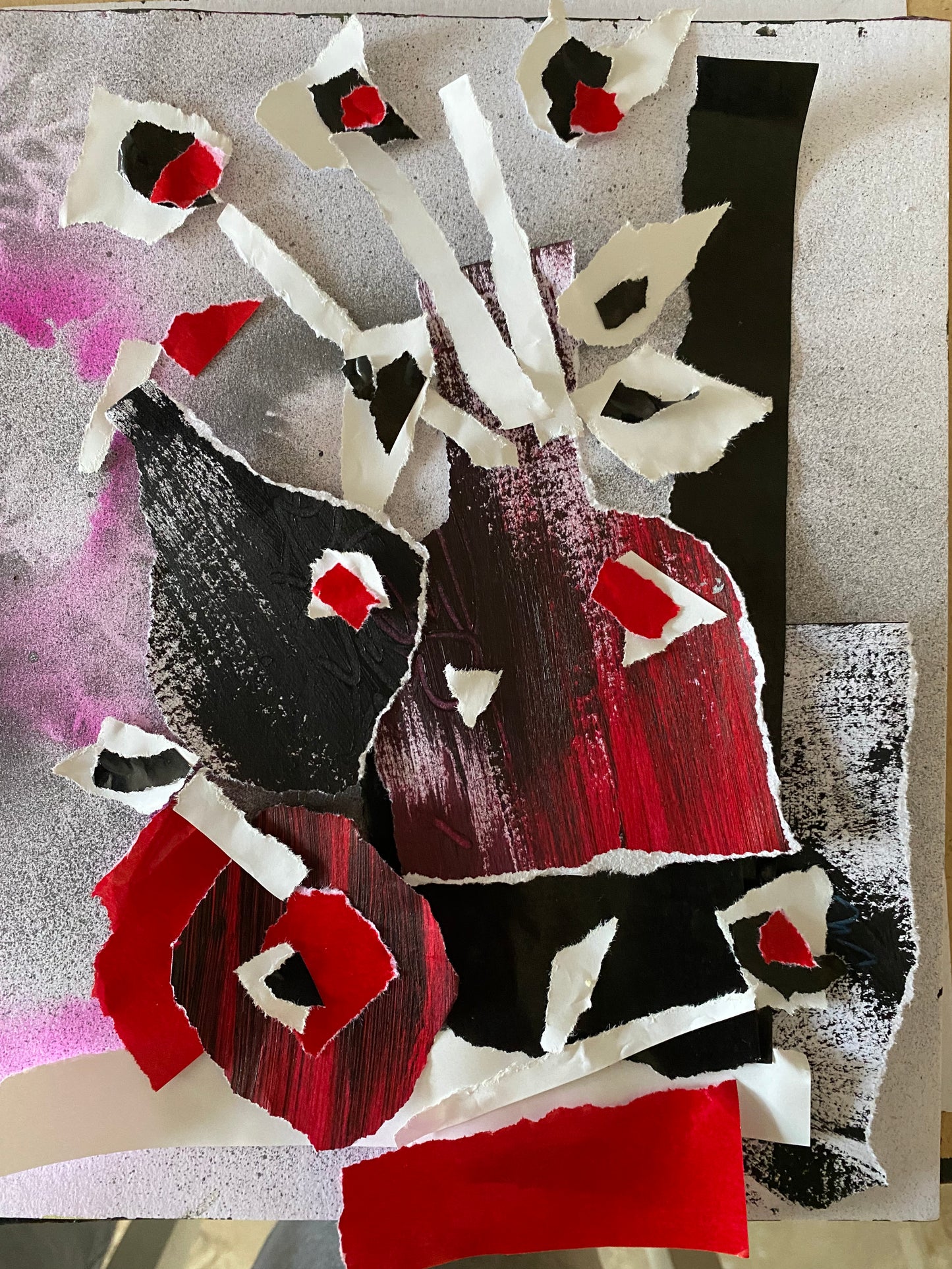 Stillleben - Collage. Abstraktion