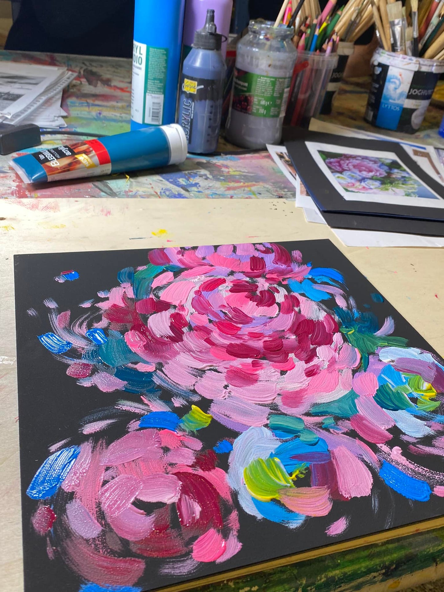 Marathon. Acrylexperimente und moderner Realismus