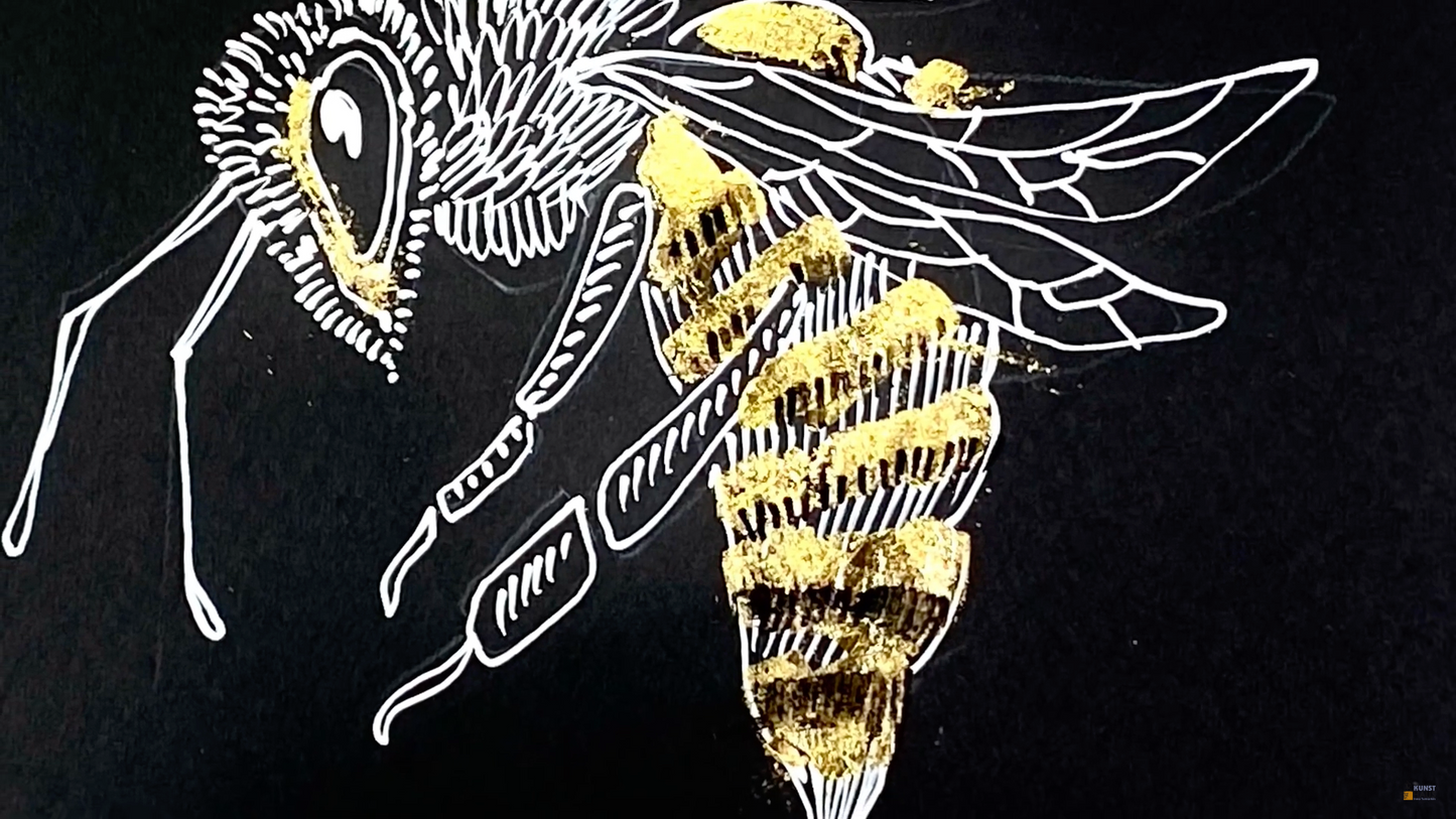 Графика пчёлы